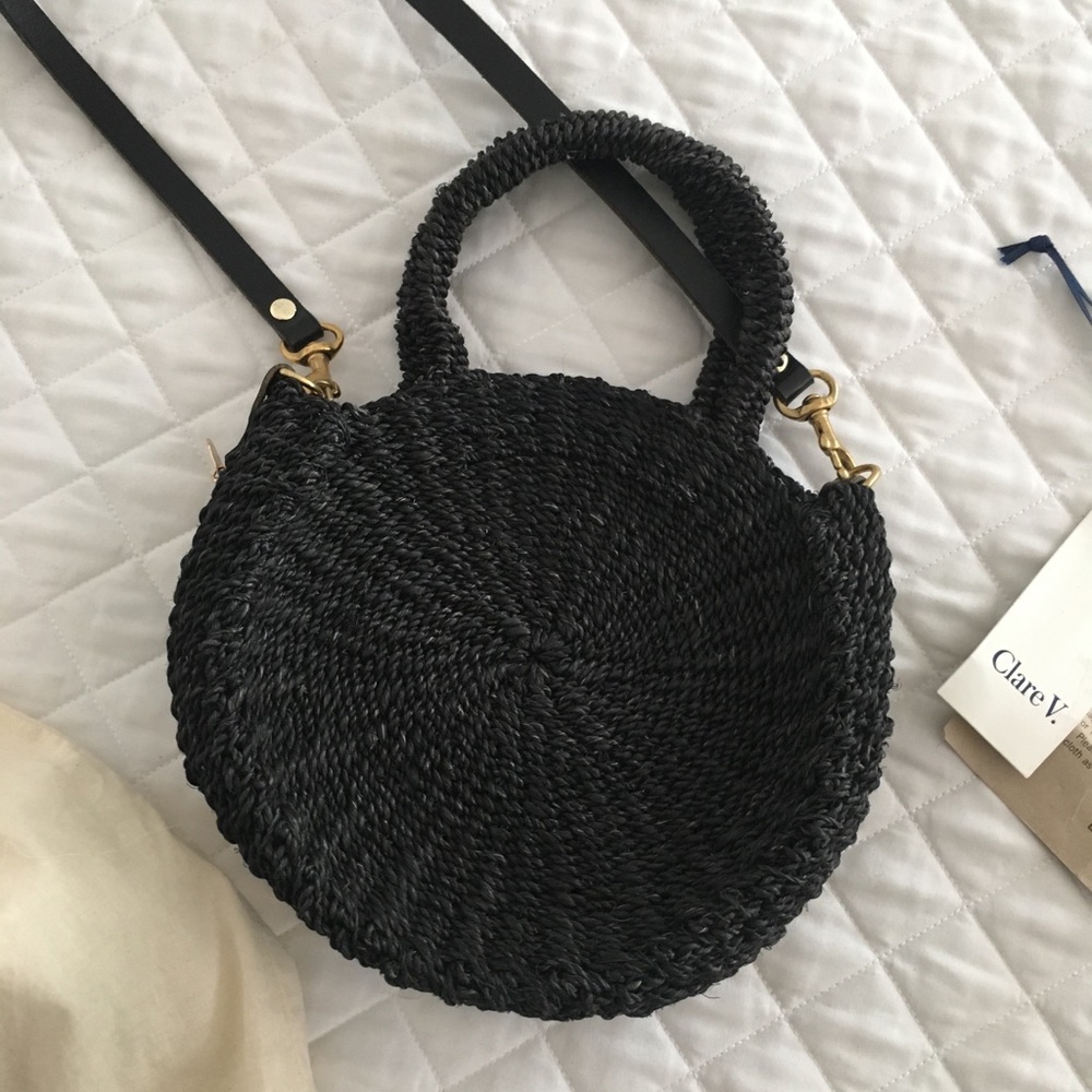 Clare V.  Alice Woven bag - Black Size Small